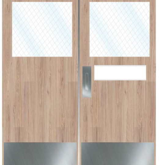Provide and Install Two (2) Sets of Doubles Doors