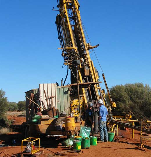 Drilling of Portable Water Well at FOB Shkin